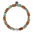 Terra | 925 Sterling Silber | Galaxie Glaskiesel Armband